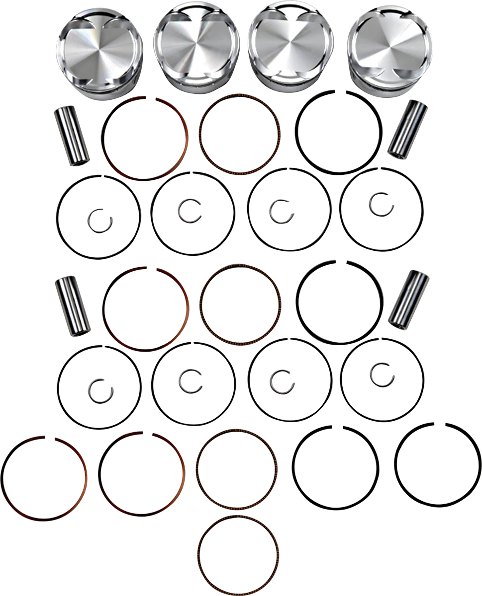 JE PISTONS Piston Kit - 83.00 mm - 9.8:1 CR - Kawasaki 222108