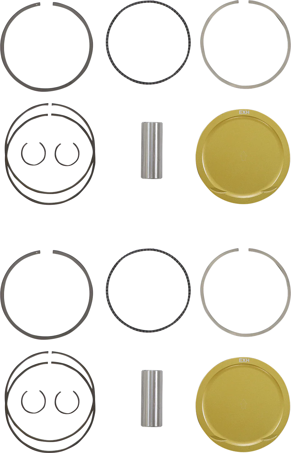 JE PISTONS Piston Kit - 93.00 mm - 9.0:1 CR - Polaris RZR XP Turbo 379457
