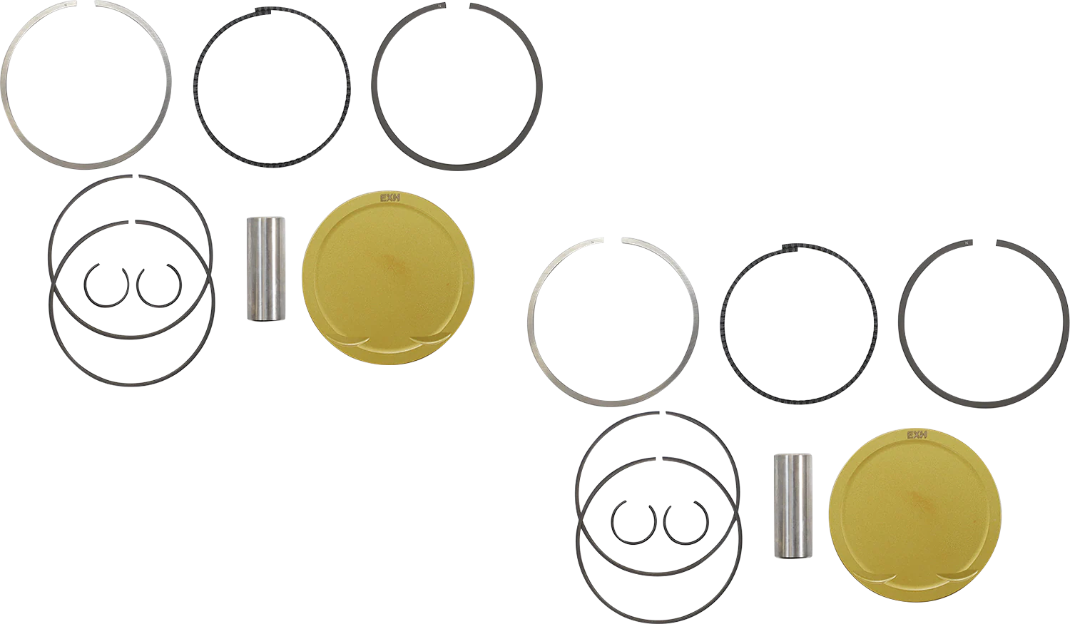 JE PISTONS Piston Kit - 93.00 mm - 9.5:1 CR - Polaris RZR XP Turbo 379458