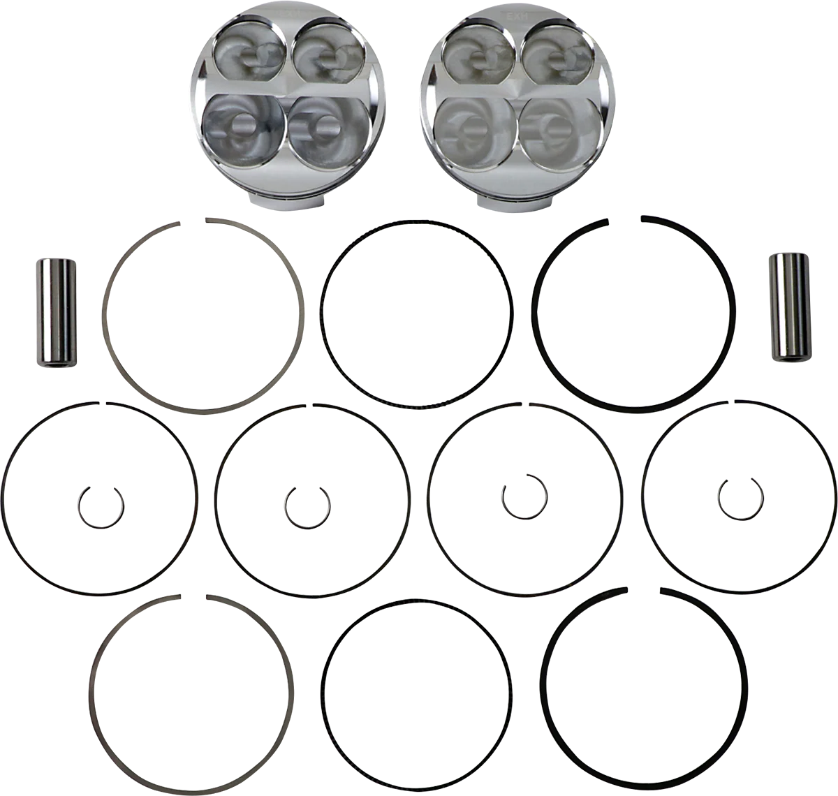 JE PISTONS Piston Kit - 96.00 mm - 11.5:1 CR - Polaris 306373