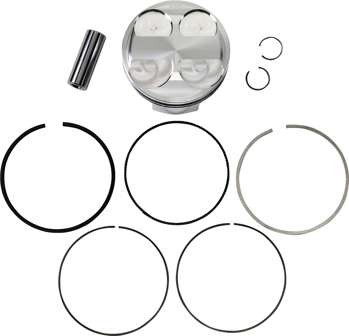 JE PISTONS Piston Kit - 96.00 mm - 12.8:1 CR - Honda 247613