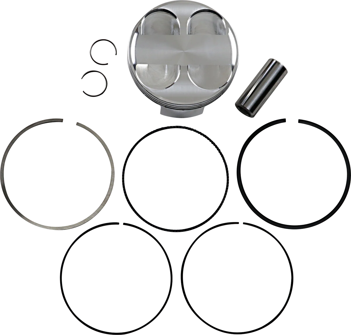 JE PISTONS Piston Kit - 96.00 mm - 12.8:1 CR - Kawasaki 284682