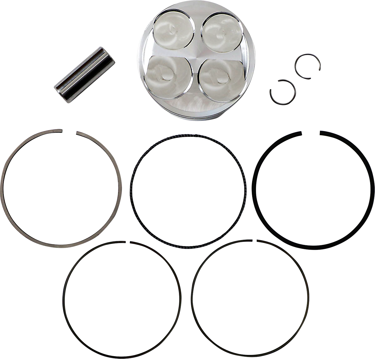 JE PISTONS Piston Kit - 96.00 mm - 13.5:1 CR - Honda 247614