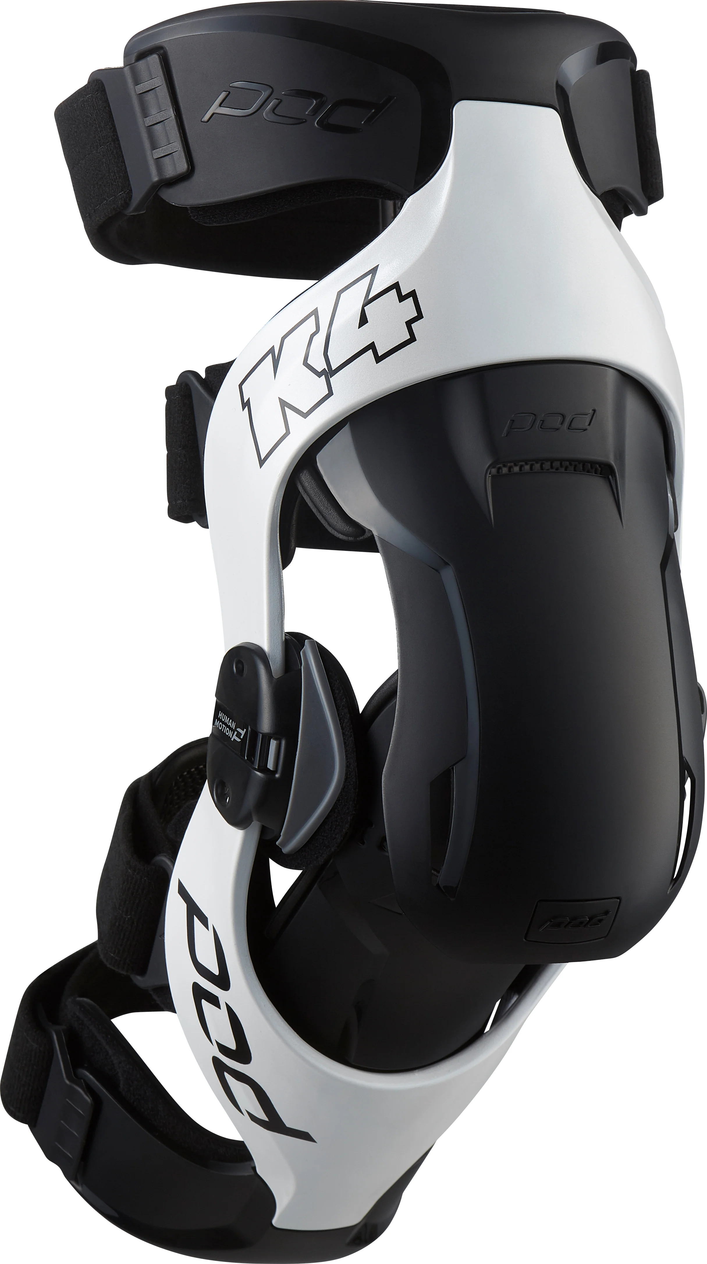 K4 V2.0 Knee Brace (Rt) White/Black Md/Lg