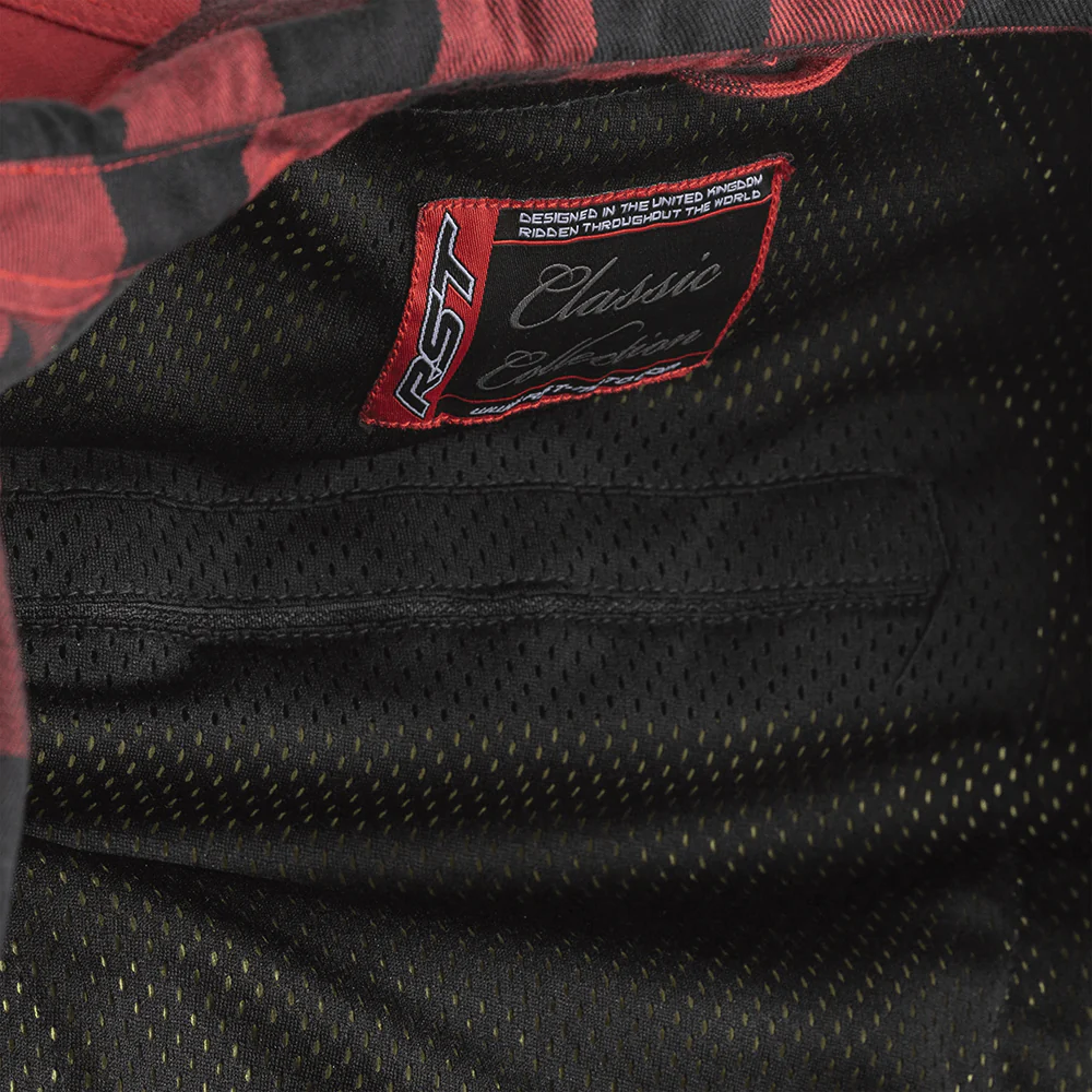 Kevlar Lumberjack Ce Shirt Red Check Textile Lg - Image 4