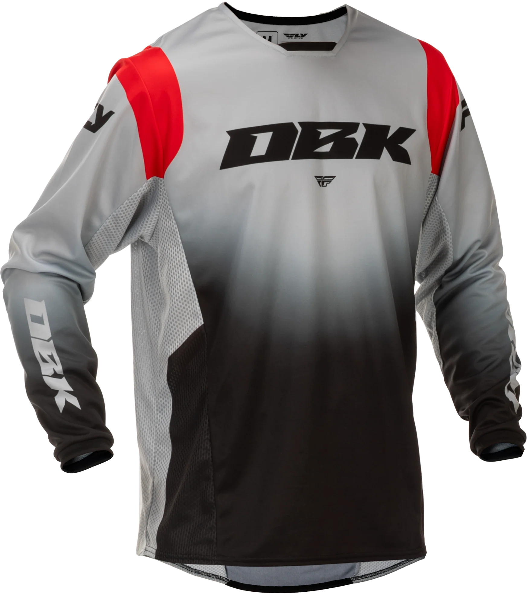 Kinetic Dbk Jersey Grey/Black/Red Sm