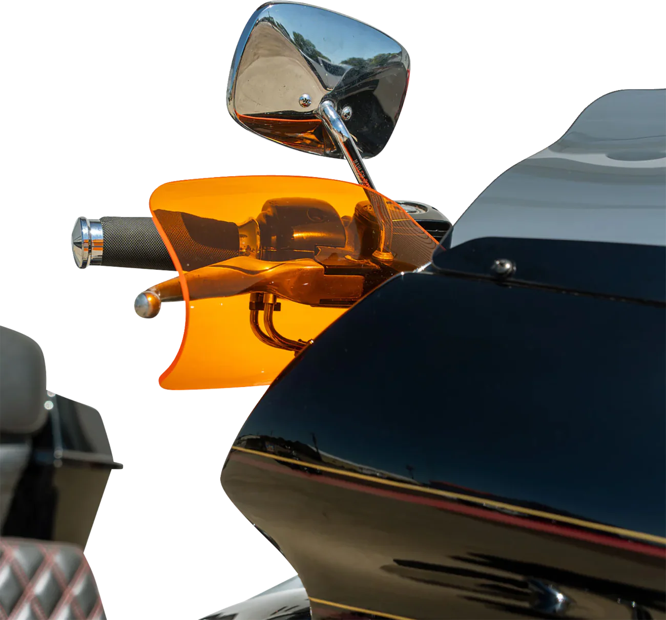 KLOCK WERKS Flare® Handguards - '23-'25 Harley-Davidson - Orange KWS-01-0130-23 - Image 3