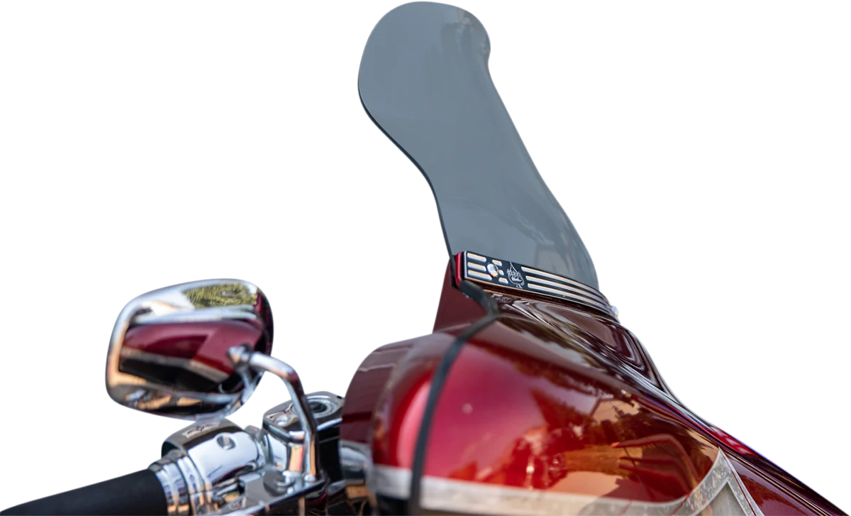KLOCK WERKS Flare* Windshield - 10-1/2" - Tint KWW-01-0619-T - Image 2