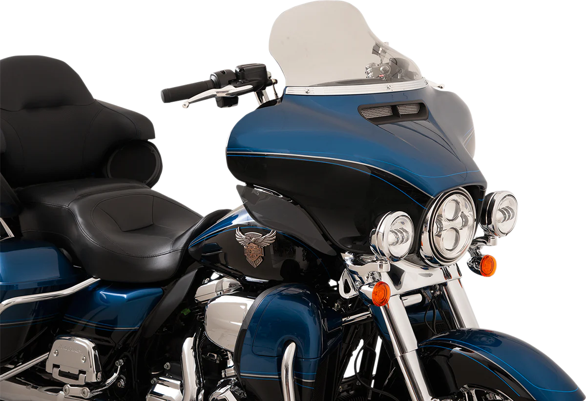 KLOCK WERKS Flare* Windshield - 10-1/2" - Tinted - '14-'23 FLH KWW-01-0468 - Image 5