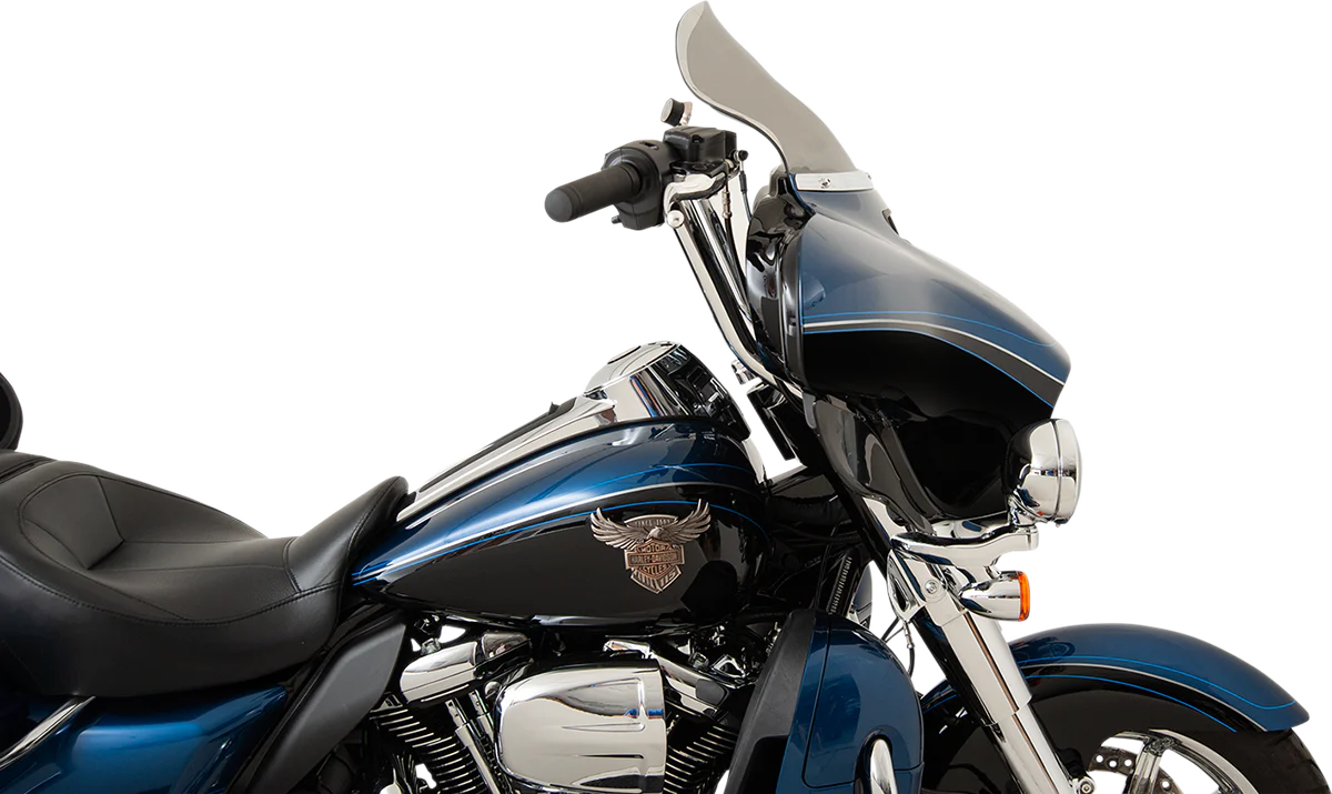 KLOCK WERKS Flare* Windshield - 10-1/2" - Tinted - '14-'23 FLH KWW-01-0468 - Image 6