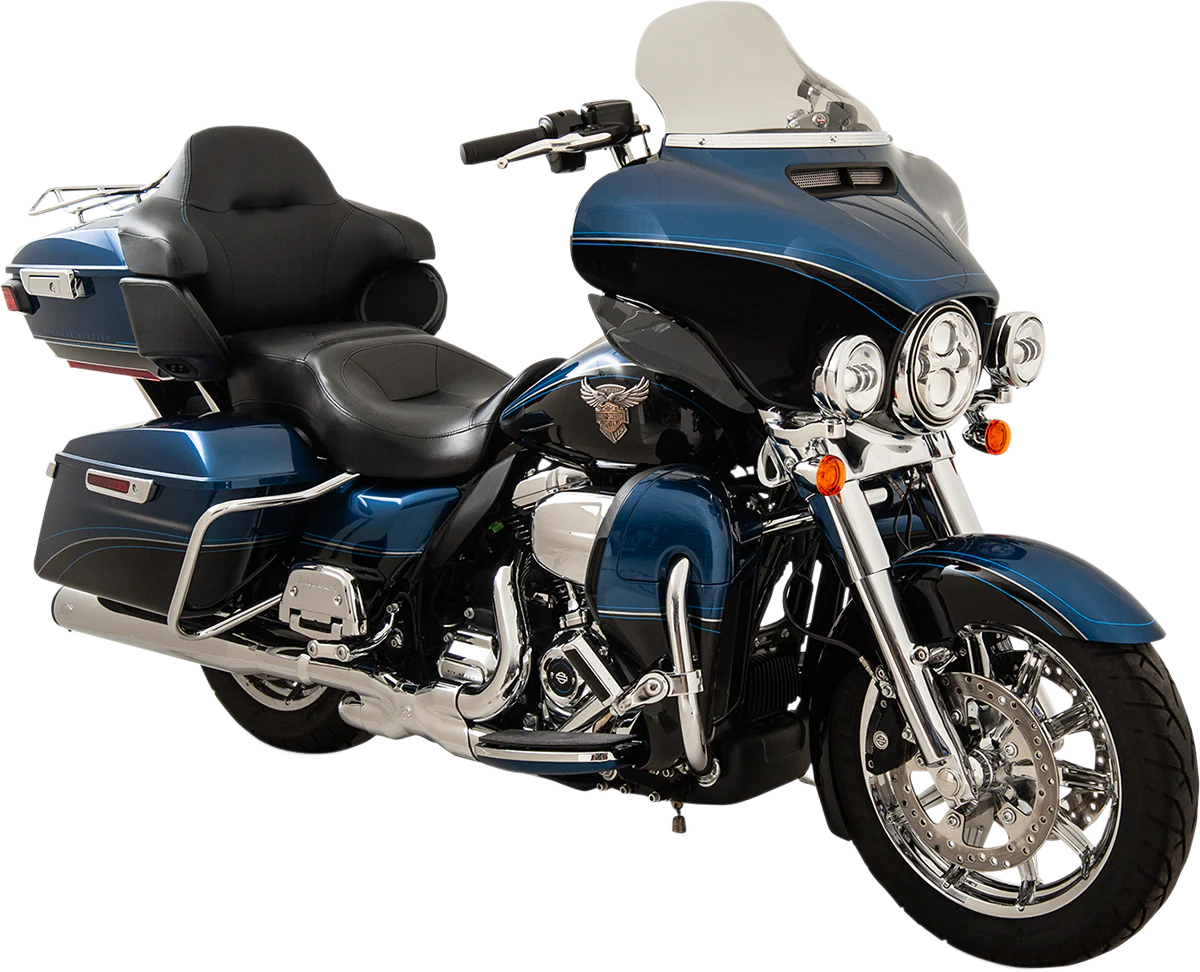 KLOCK WERKS Flare* Windshield - 10-1/2" - Tinted - '14-'23 FLH KWW-01-0468 - Image 7