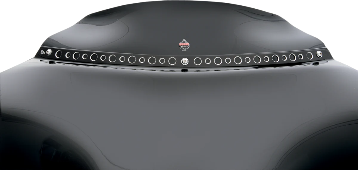 KLOCK WERKS Flare* Windshield - 3-1/2" - Black - '96-'13 FLHT KWW-01-0204