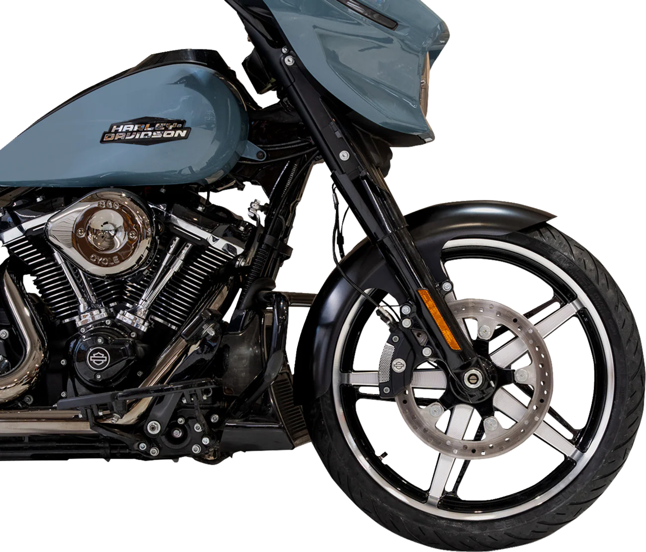 KLOCK WERKS Henry Fender Kit - Front - Black - 21" KWF-01-0321