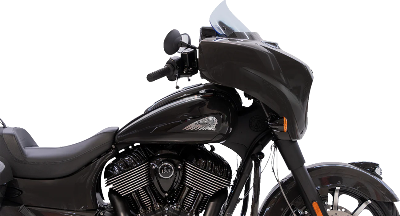 KLOCK WERKS Kolor Flare* Windshield - 10" - Blue Ice KWW-04-0635 - Image 2