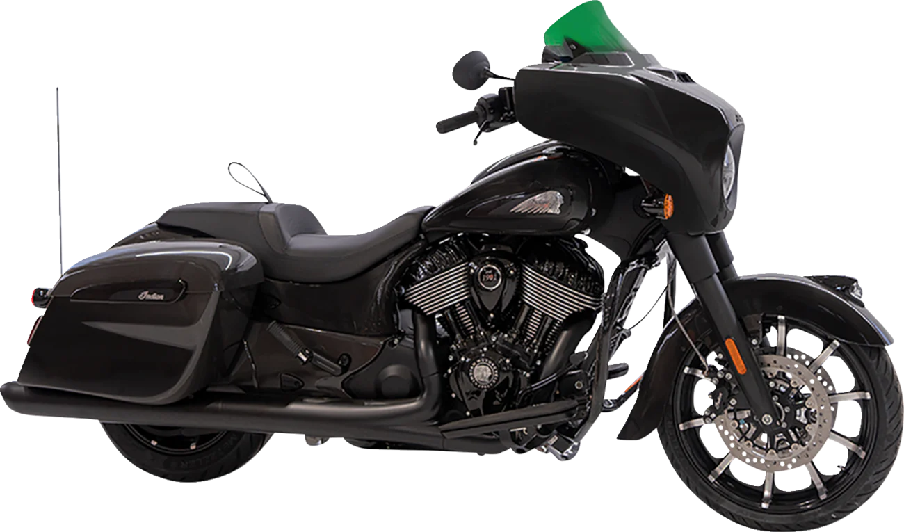 KLOCK WERKS Kolor Flare* Windshield - 10" - Green KWW-04-0639