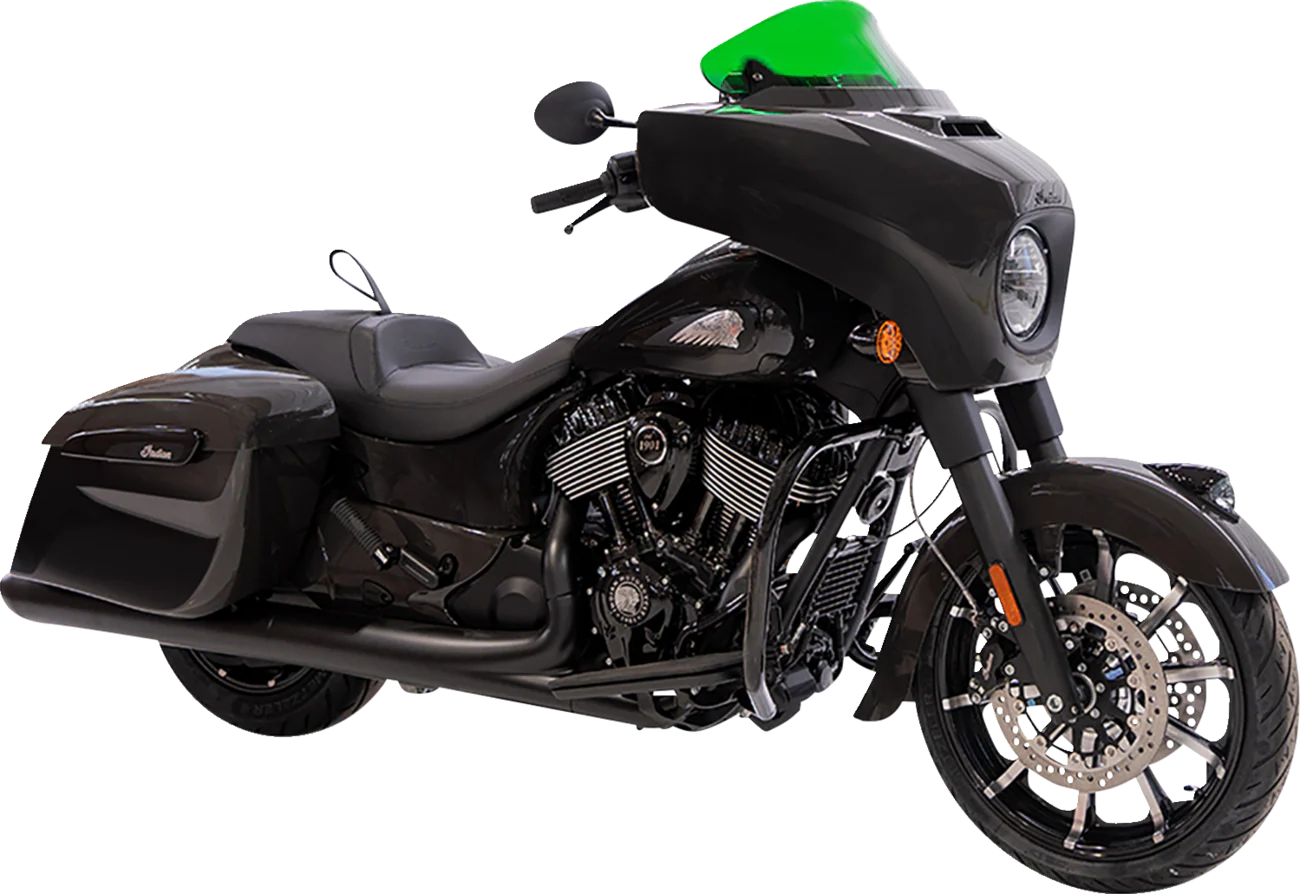 KLOCK WERKS Kolor Flare* Windshield - 10" - Green KWW-04-0639 - Image 2