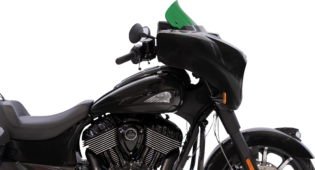 KLOCK WERKS Kolor Flare* Windshield - 10" - Green KWW-04-0639 - Image 3