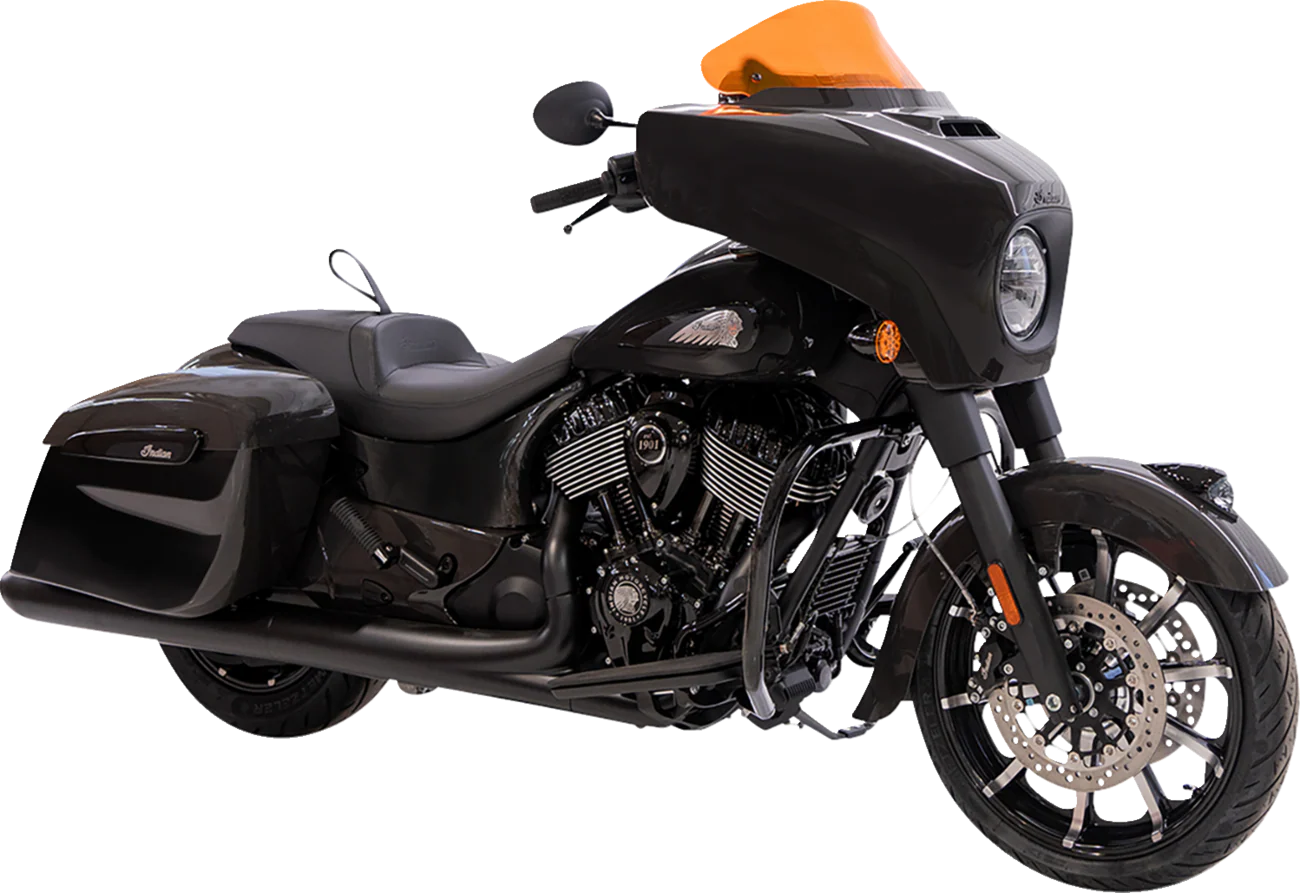 KLOCK WERKS Kolor Flare* Windshield - 10" - Orange Ice KWW-04-0632 - Image 3
