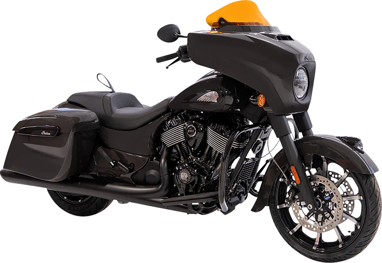 KLOCK WERKS Kolor Flare* Windshield - 10" - Orange KWW-04-0637 - Image 2