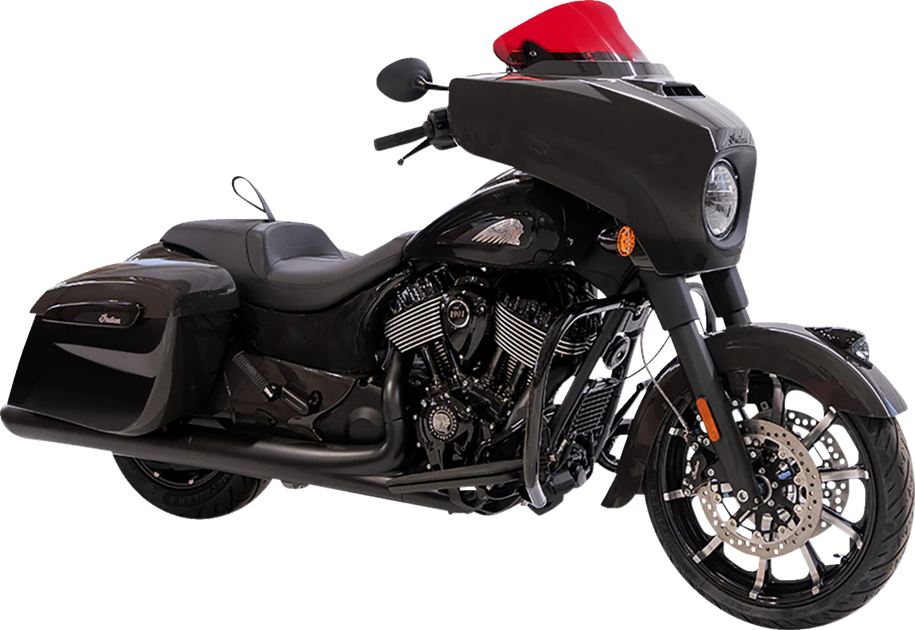 KLOCK WERKS Kolor Flare* Windshield - 10" - Red KWW-04-0636