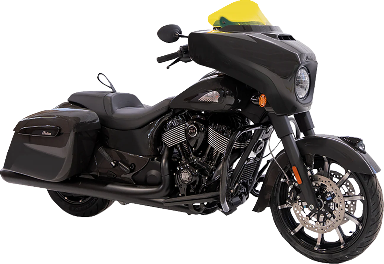KLOCK WERKS Kolor Flare* Windshield - 10" - Yellow Ice KWW-04-0633 - Image 2