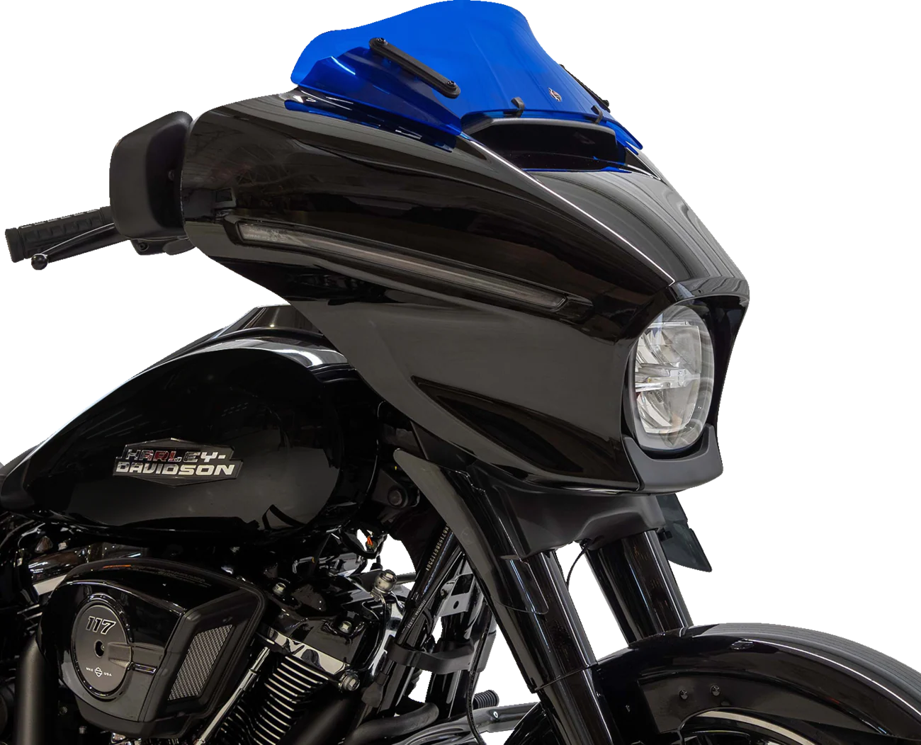 KLOCK WERKS Kolor Flare* Windshield - 6-1/2" - Blue - FLHX KWW-01-0745 - Image 2