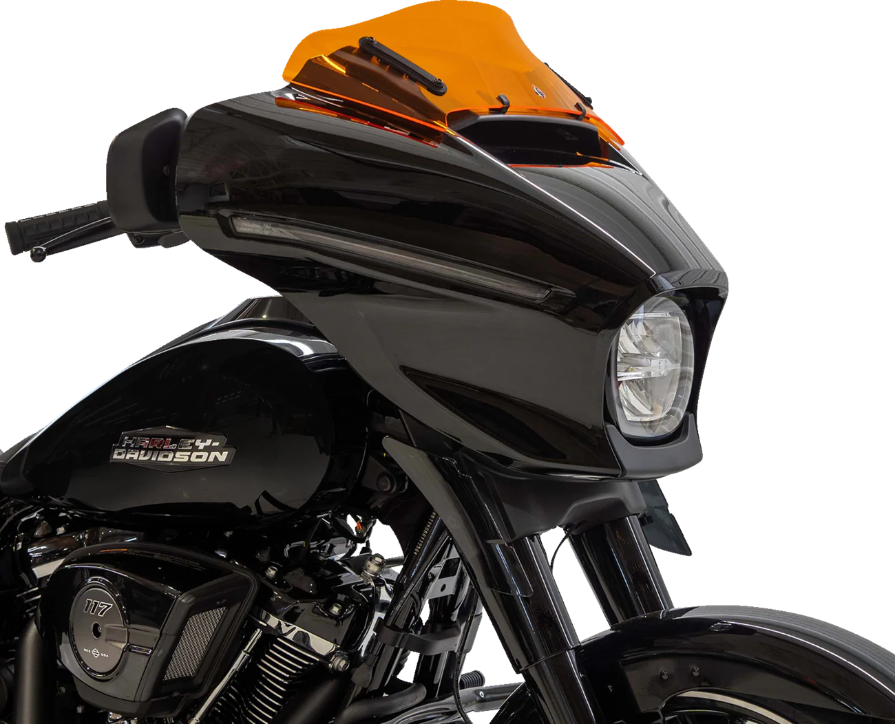 KLOCK WERKS Kolor Flare* Windshield - 6-1/2" - Orange - FLHX KWW-01-0742 - Image 2