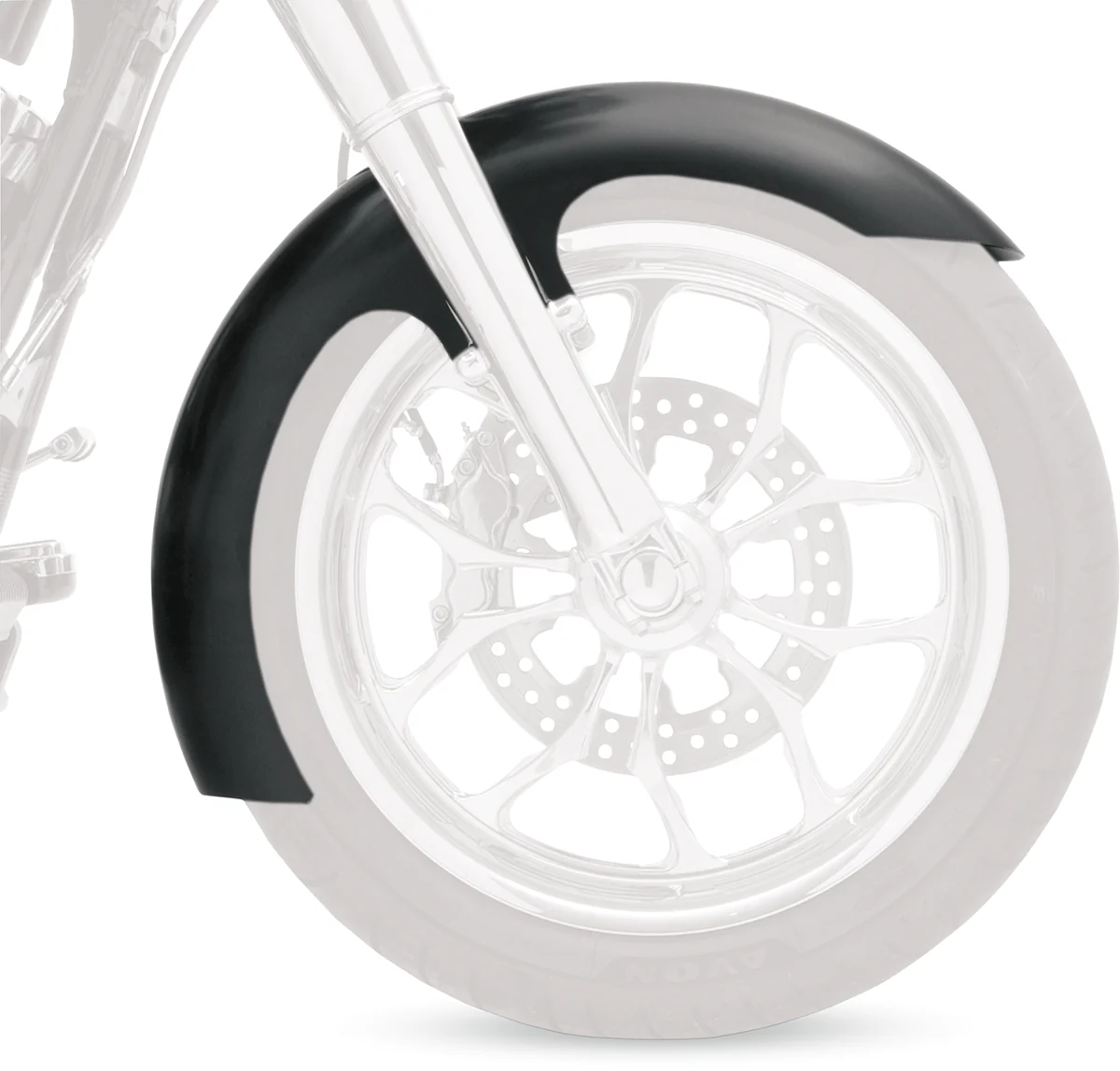 KLOCK WERKS Slicer Fender Kit - Front - Black - 16"-19'" KWF-01-0102-2014 - Image 4