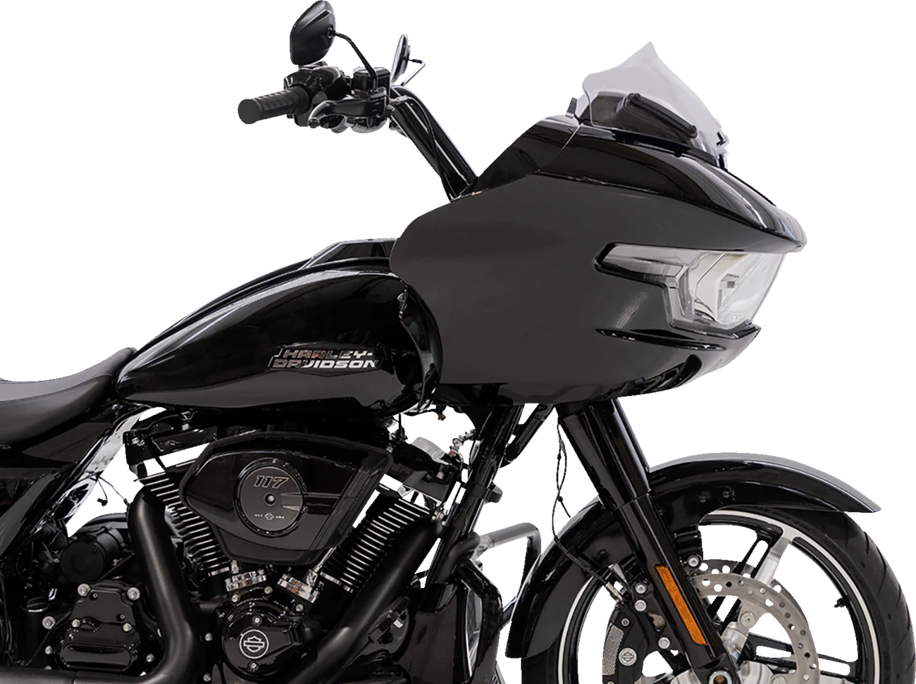 KLOCK WERKS Sport Flare* Windshield - 8" - Clear - FLTR KWW-01-0708-C - Image 3