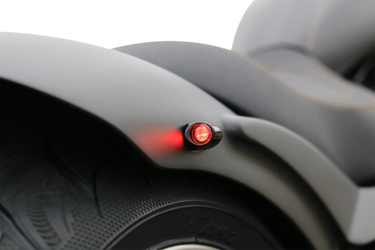 KODLIN USA 3-1 Bullet Rear Indicator Lights - Smooth - Black K68463 - Image 2