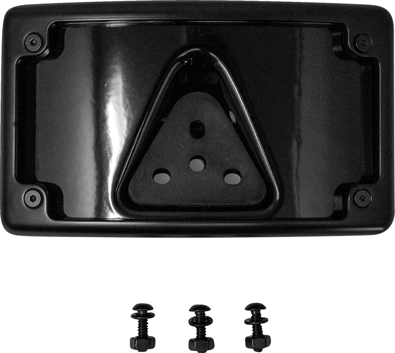 KODLIN USA 3-Hole License Plate Mount - Curved - Black KUS20352 - Image 2