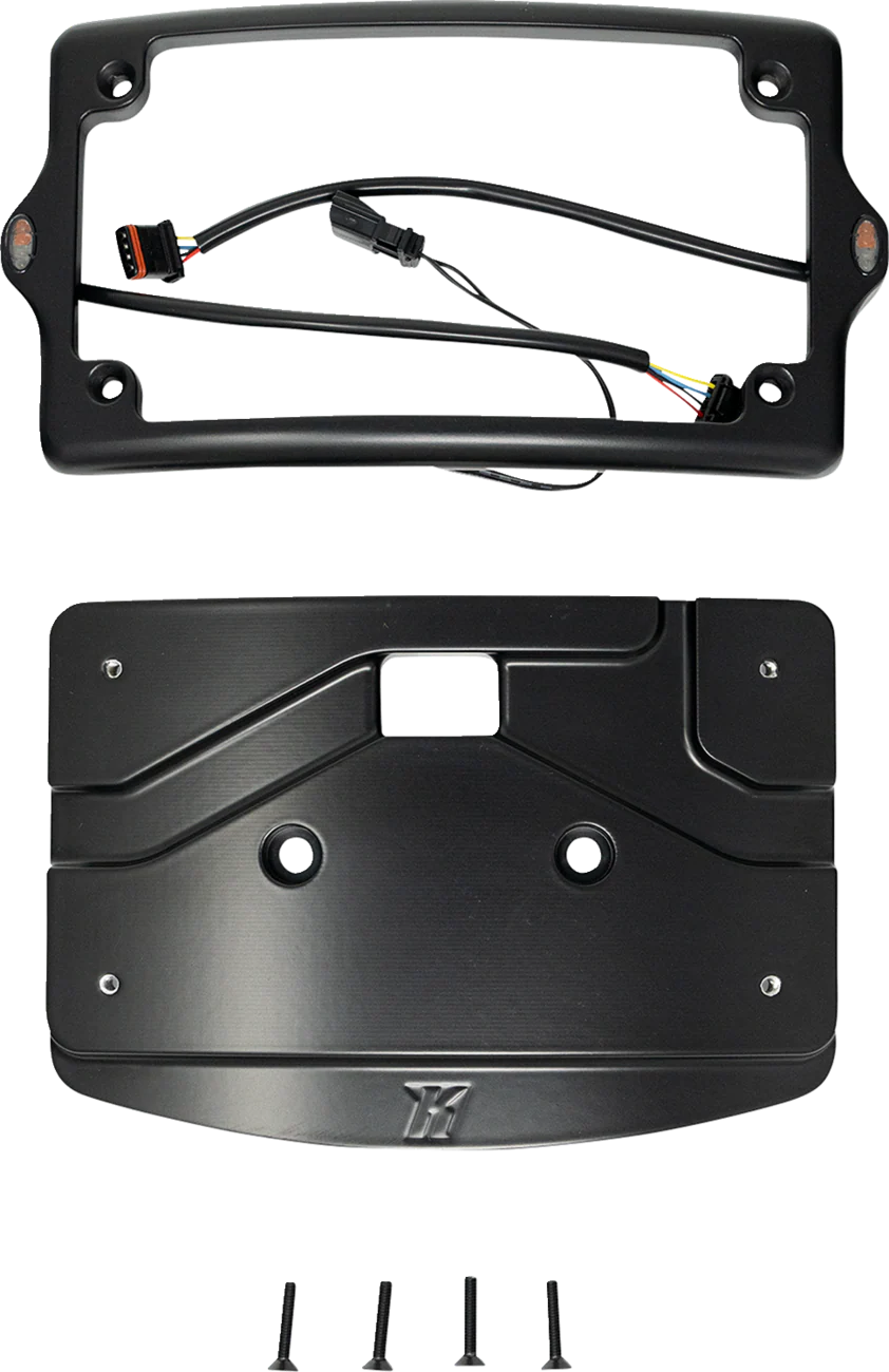 KODLIN USA 3-in-1 Mount Kit - License Plate - Cureved - Black KUS20302