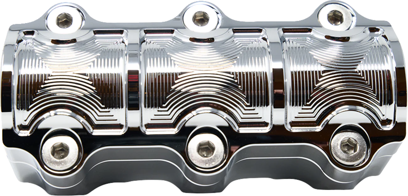KODLIN USA Big Block Risers - Includes Clamp - Chrome K55119 - Image 2
