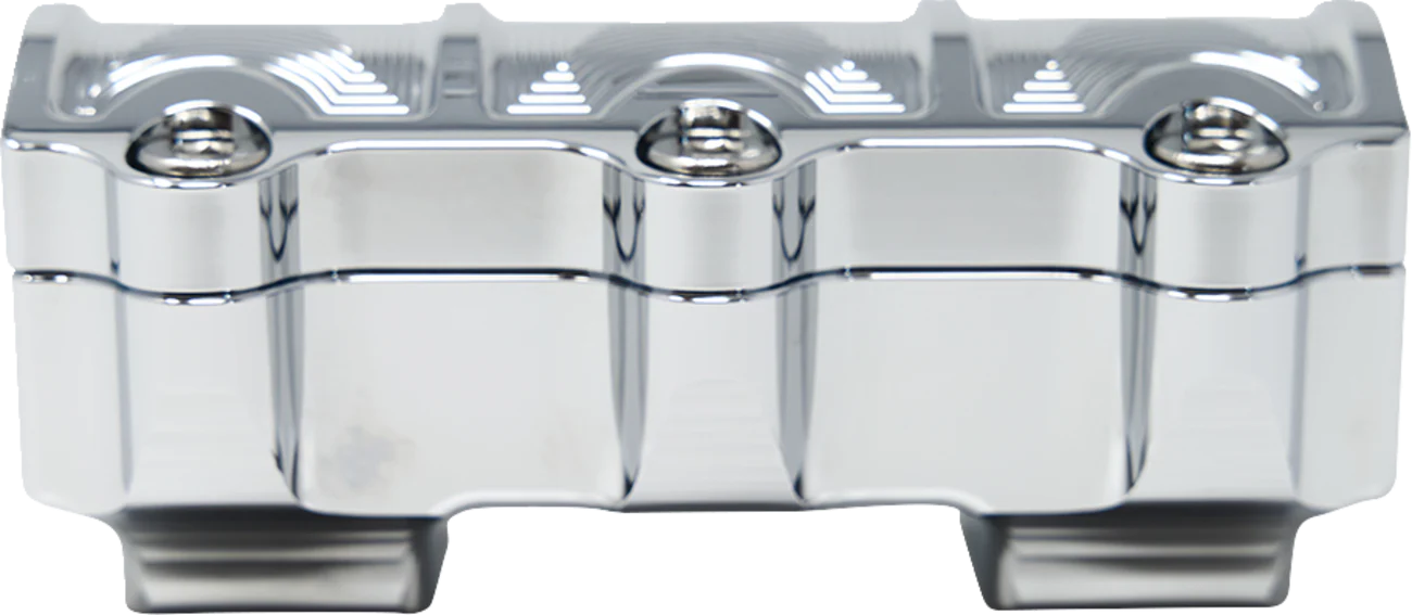 KODLIN USA Big Block Risers - Includes Clamp - Chrome K55119 - Image 3