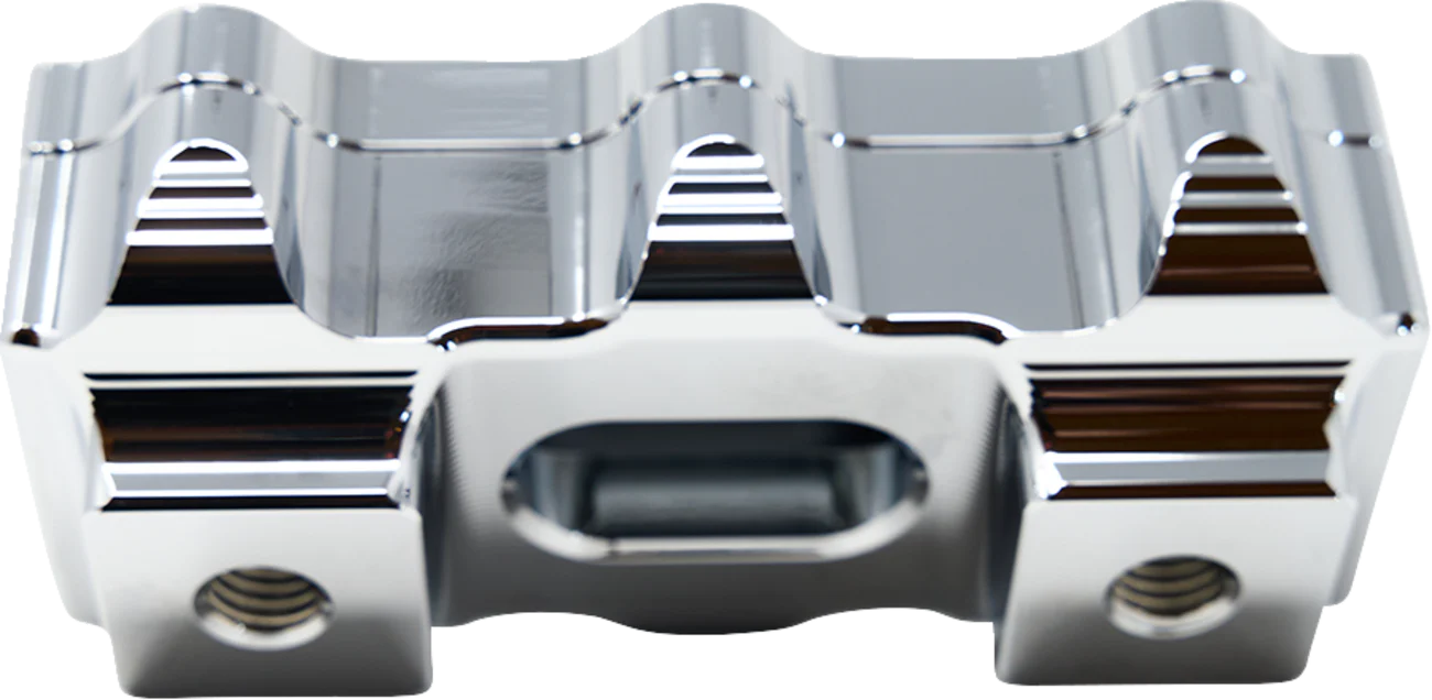 KODLIN USA Big Block Risers - Includes Clamp - Chrome K55119 - Image 4