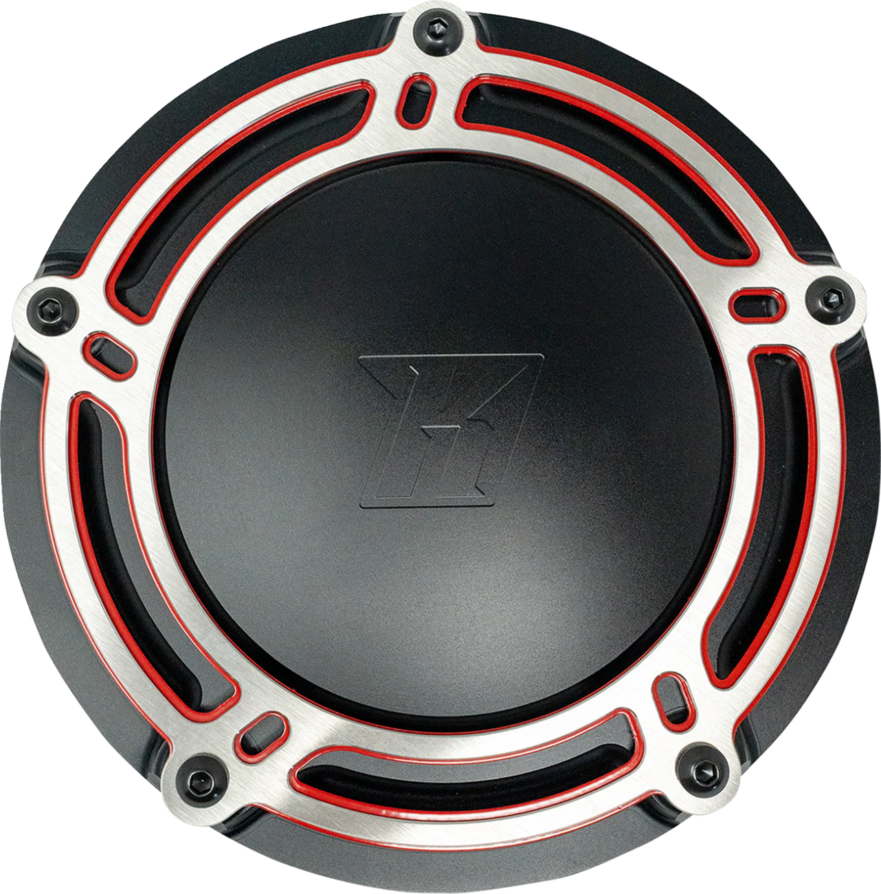 KODLIN USA Derby Cover - NXL Redline - Black/Red - M8 Touring K25409-RL - Image 2