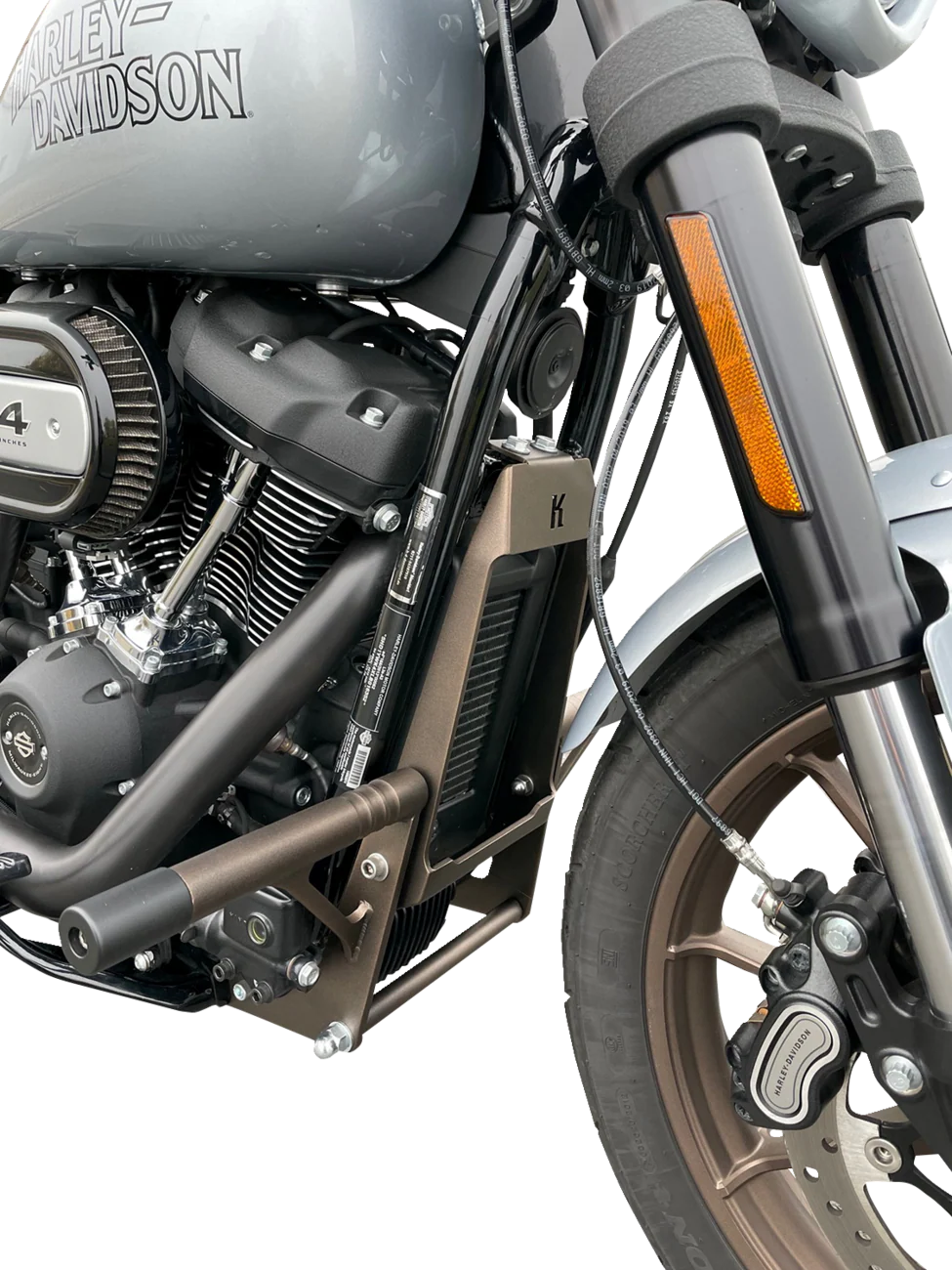 KODLIN USA Engine Guards - Front - Bronze - Softail K59514 - Image 3