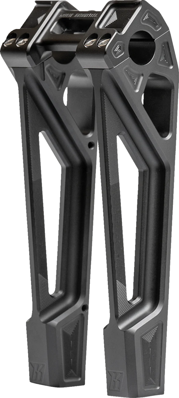 KODLIN USA Fastback Risers - Includes Clamp - 10" - Black K55127