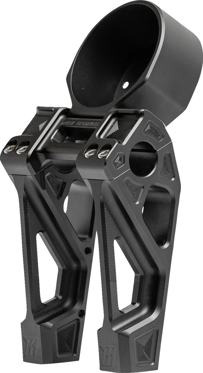 KODLIN USA Fastback Risers - Includes Clamp - 6" - Black K55129 - Image 2