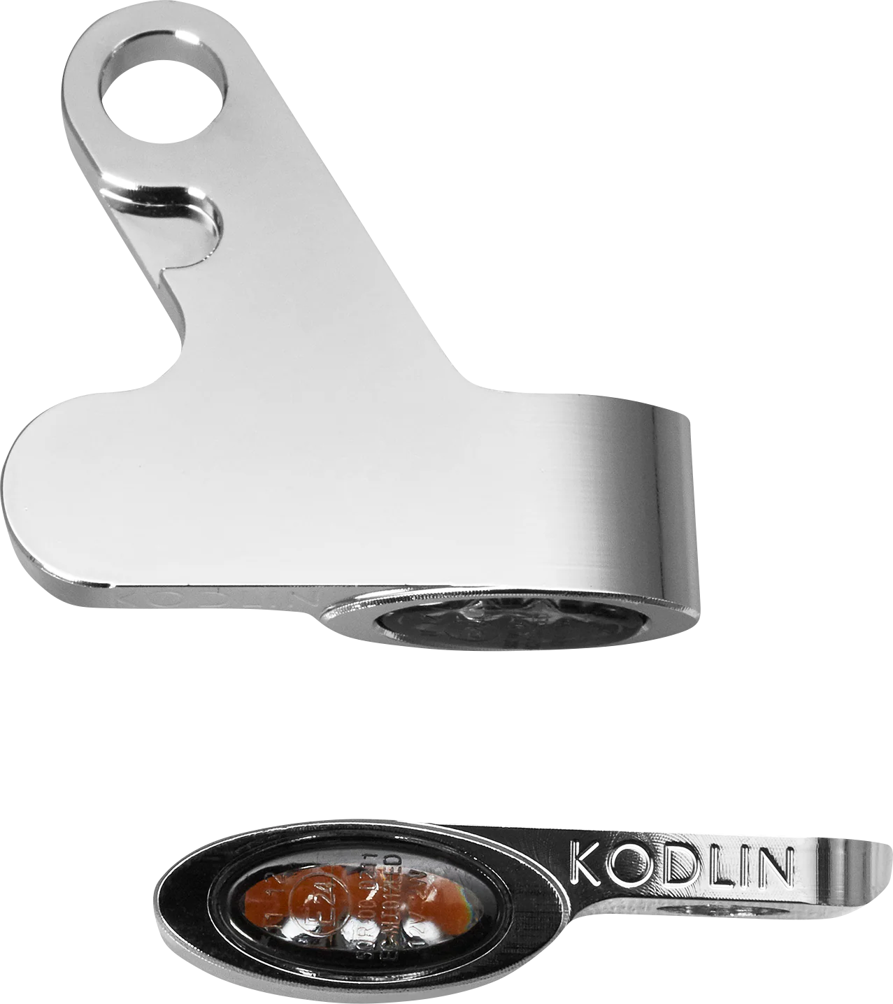 KODLIN USA LED 2-1 Front Turn Signal w/ Running Light - Chrome K68501
