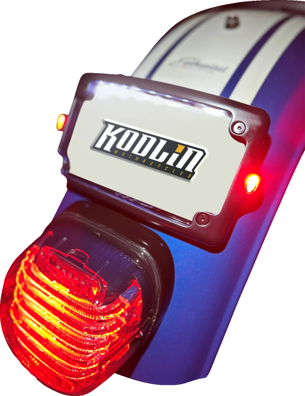 KODLIN USA License Plate Kit - Amber/Red/White - Black KUS20350 - Image 2