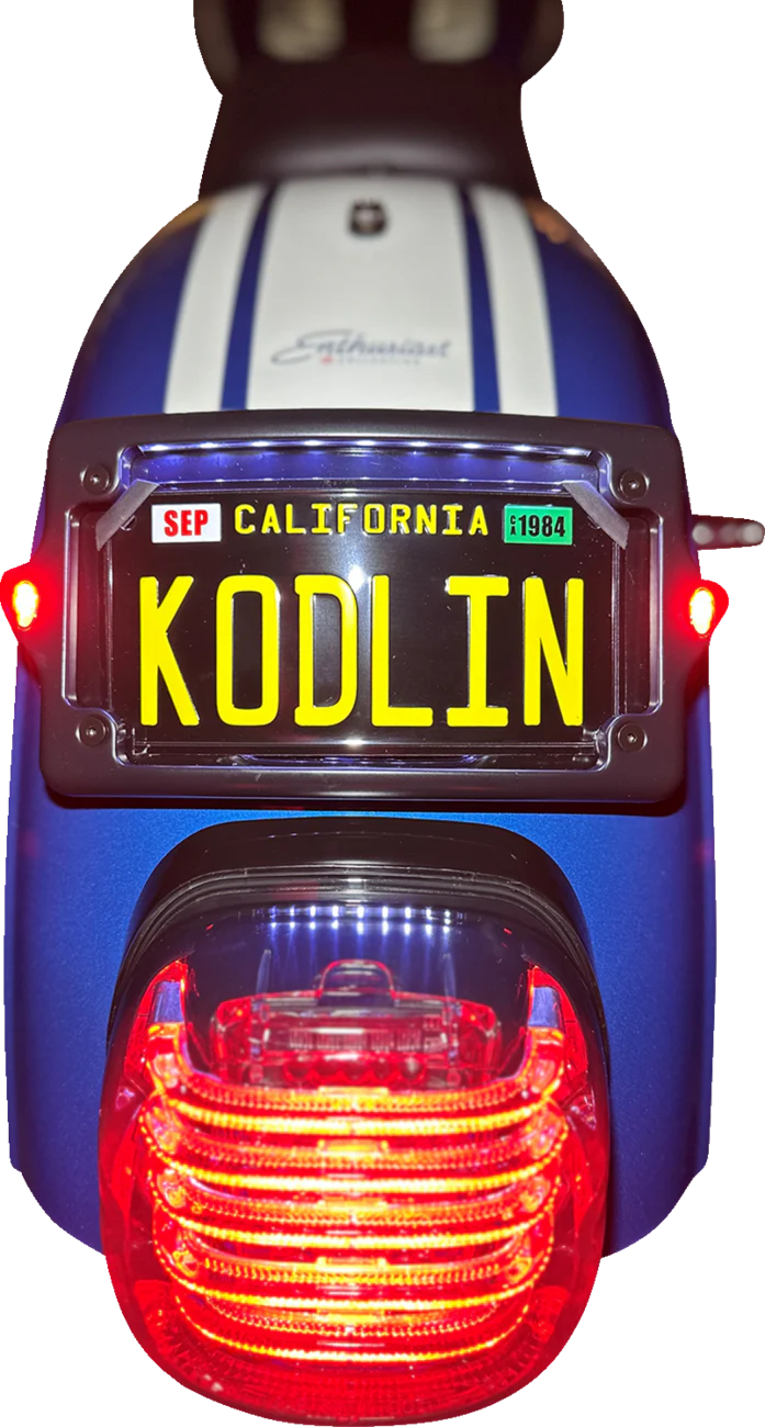 KODLIN USA License Plate Kit - Amber/Red/White - Black KUS20350 - Image 4