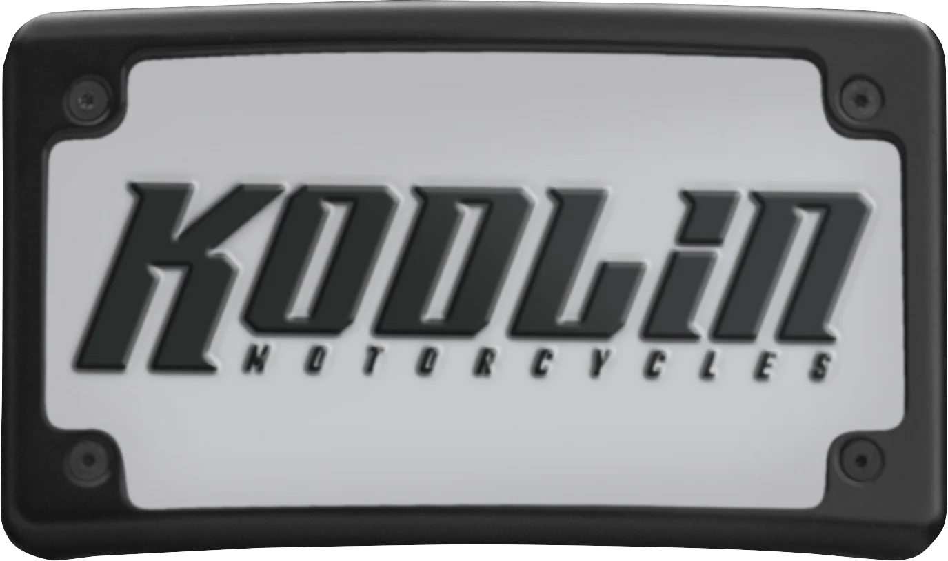 KODLIN USA License Plate Kit - Curved - Black KUS20100 - Image 2