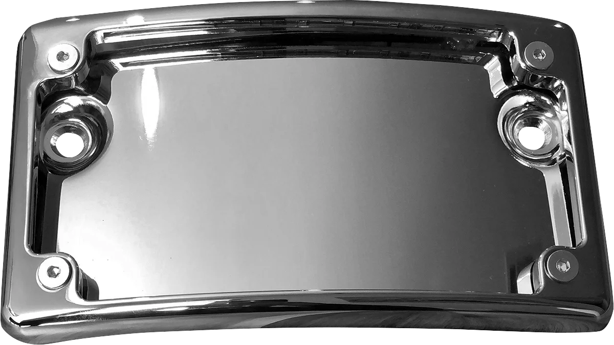 KODLIN USA License Plate Kit - Curved - Chrome KUS20101