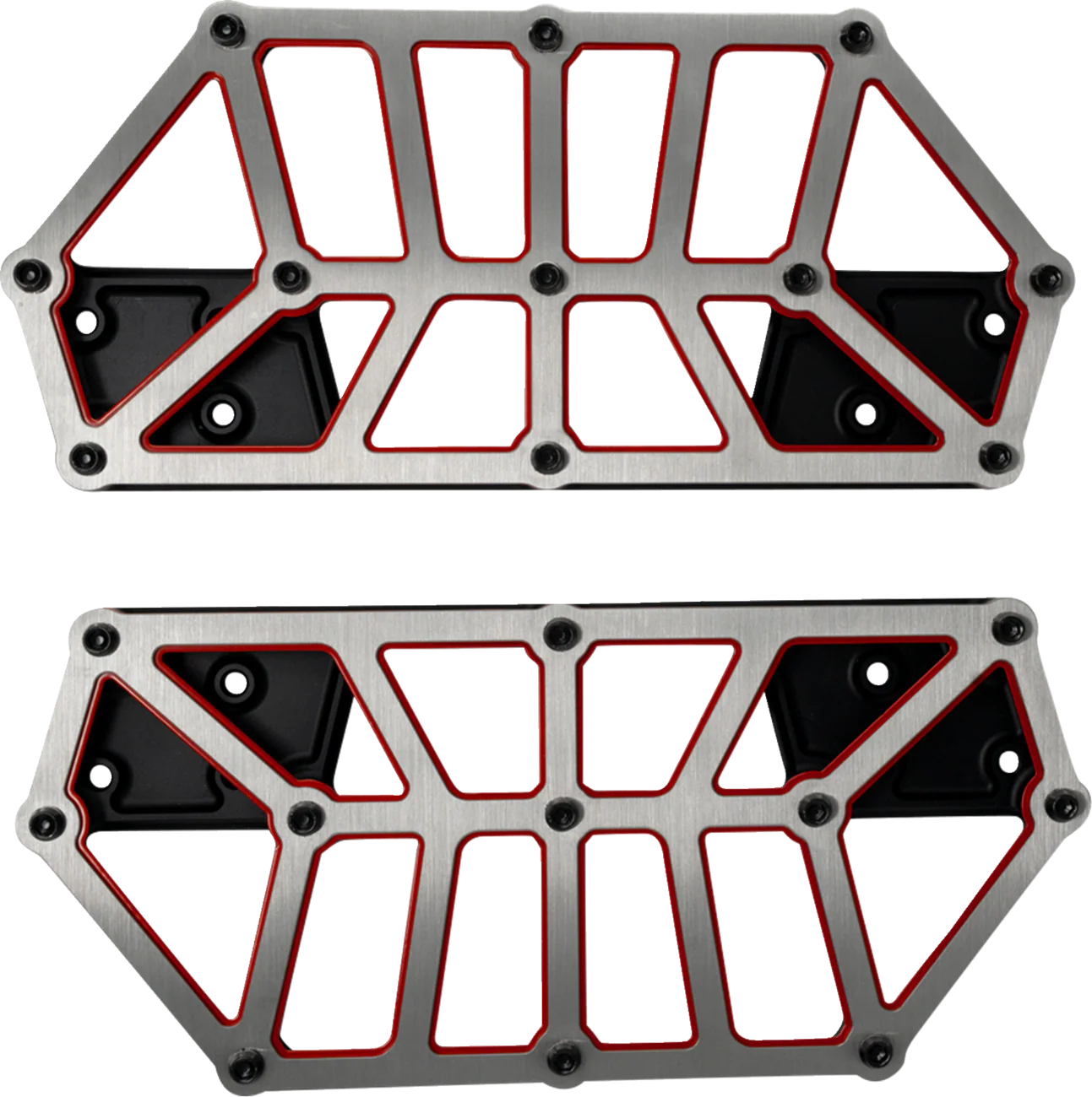 KODLIN USA NXL Floorboards - Black w/ Red Accent K73253-RL
