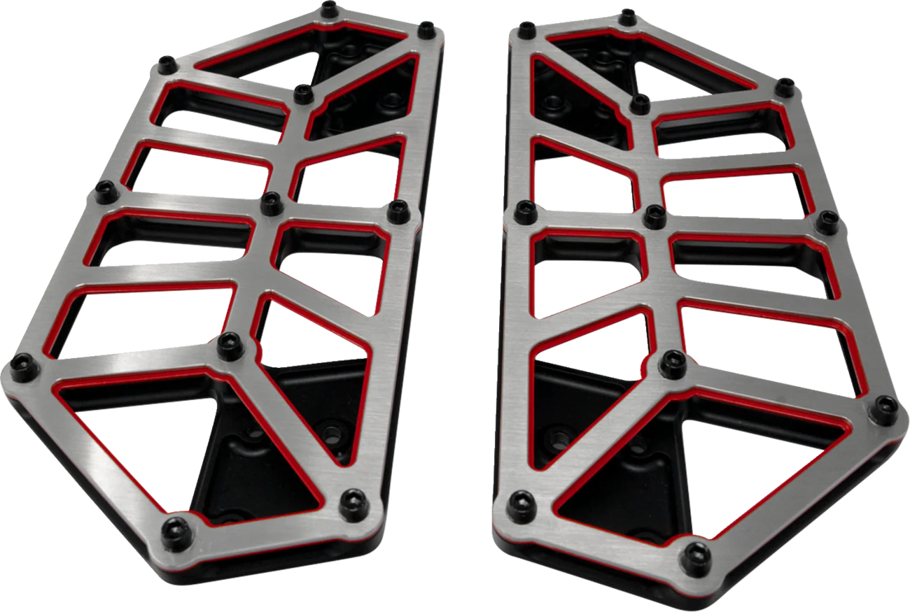 KODLIN USA NXL Floorboards - Black w/ Red Accent K73253-RL - Image 2