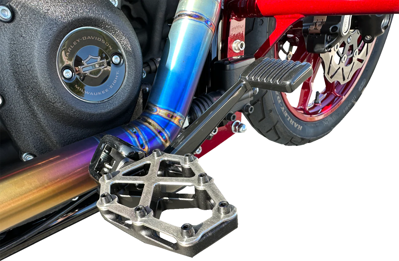 KODLIN USA NXL Foot Pegs - Black w/ Stainless Steel K73255 - Image 3