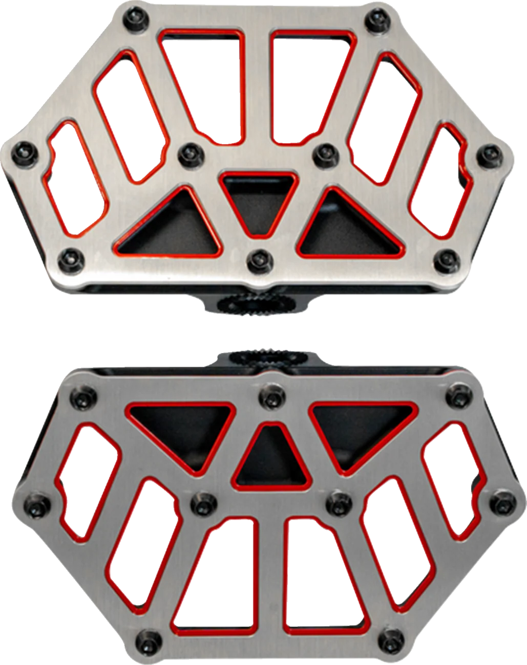 KODLIN USA NXL Mini Floorboards - Black w/ Red Accent K73254-RL