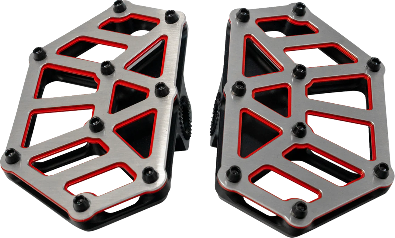 KODLIN USA NXL Mini Floorboards - Black w/ Red Accent K73254-RL - Image 2