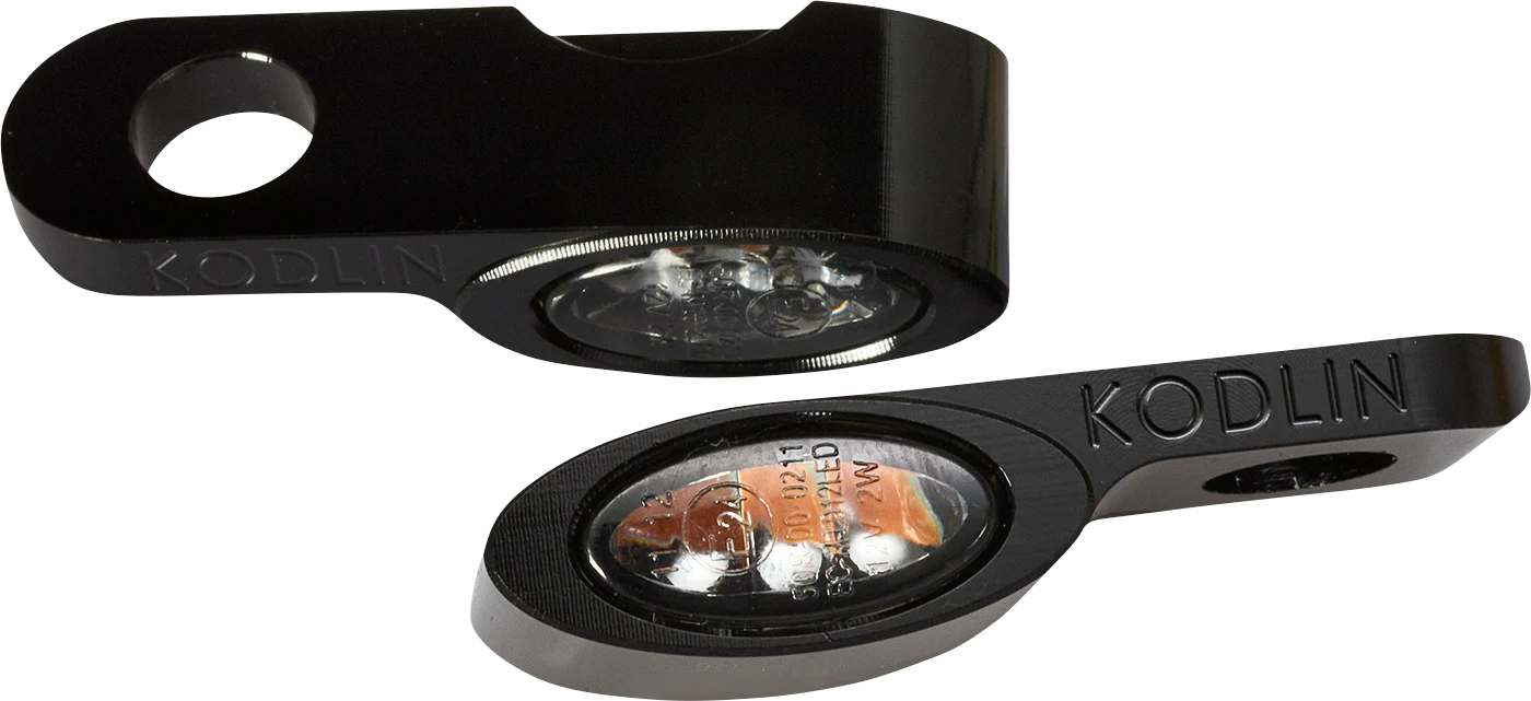 KODLIN USA Turn Signal w/ Running Light - Universal - Black K68510